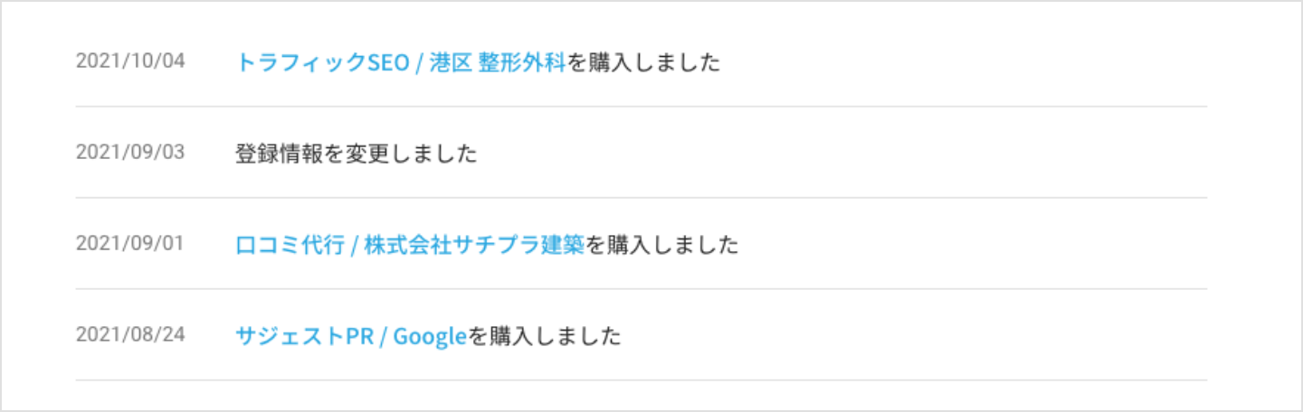 アクティビティ